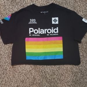 Polaroid crop top